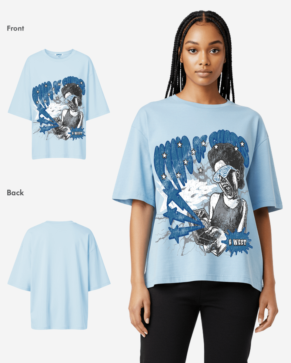 G West Oversized King Of Chaos T Shirt - WOMEN - G West