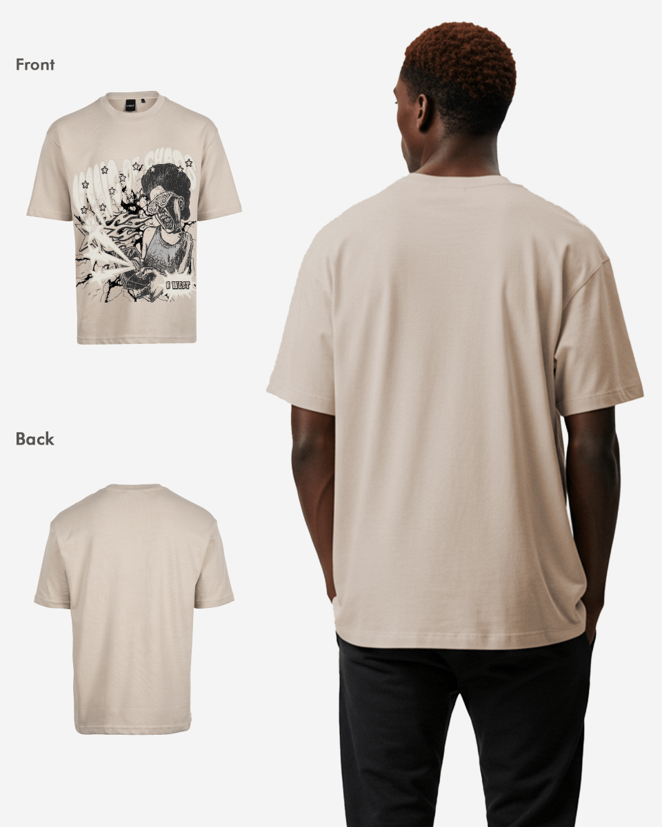 G West Oversized King Of Chaos T Shirt - G West