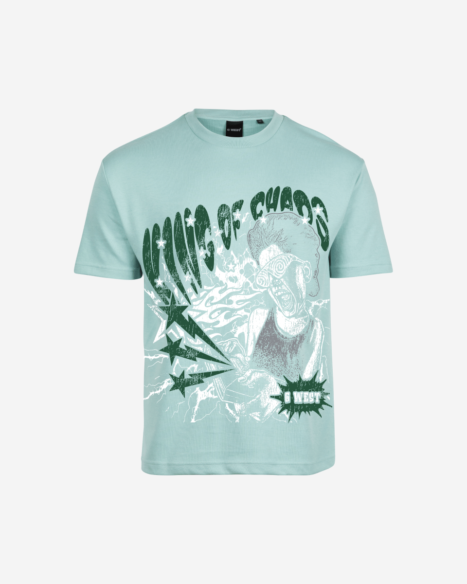 G West Oversized King Of Chaos T Shirt - G West