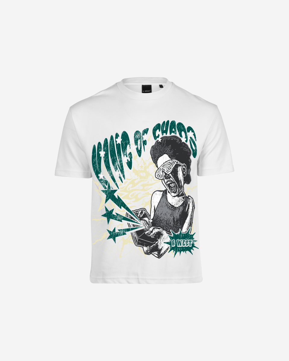 G West Oversized King Of Chaos T Shirt - G West
