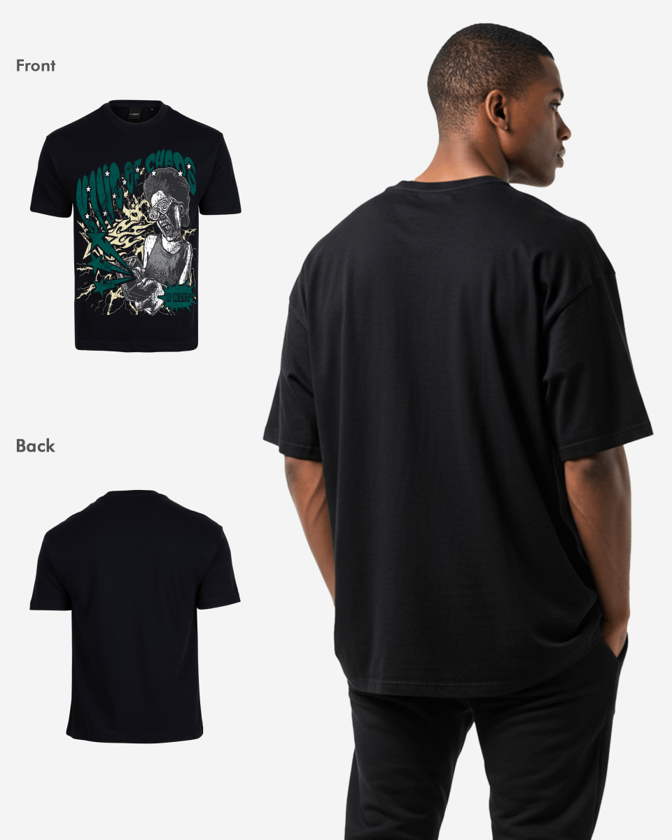 G West Oversized King Of Chaos T Shirt - G West