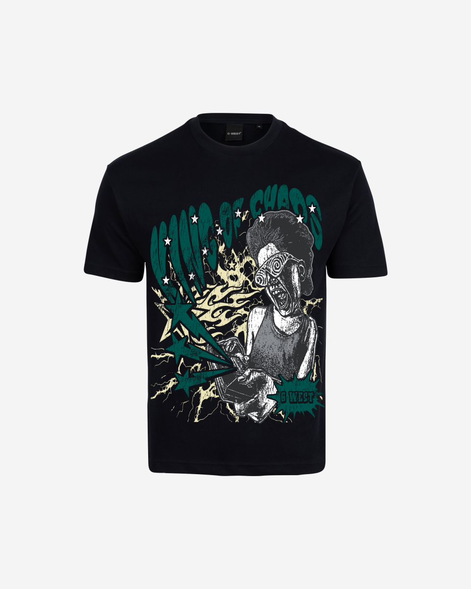 G West Oversized King Of Chaos T Shirt - G West