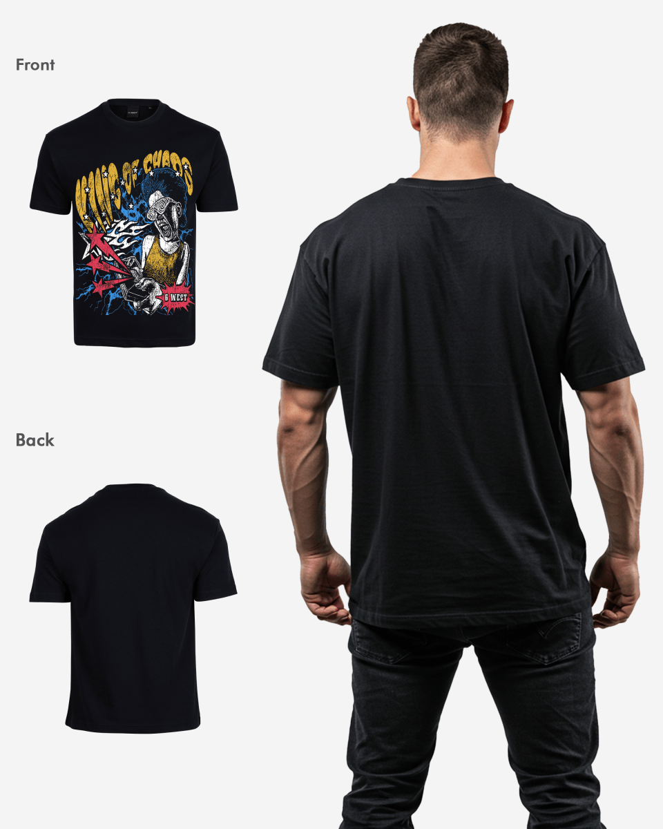 G West Oversized King Of Chaos T Shirt - G West
