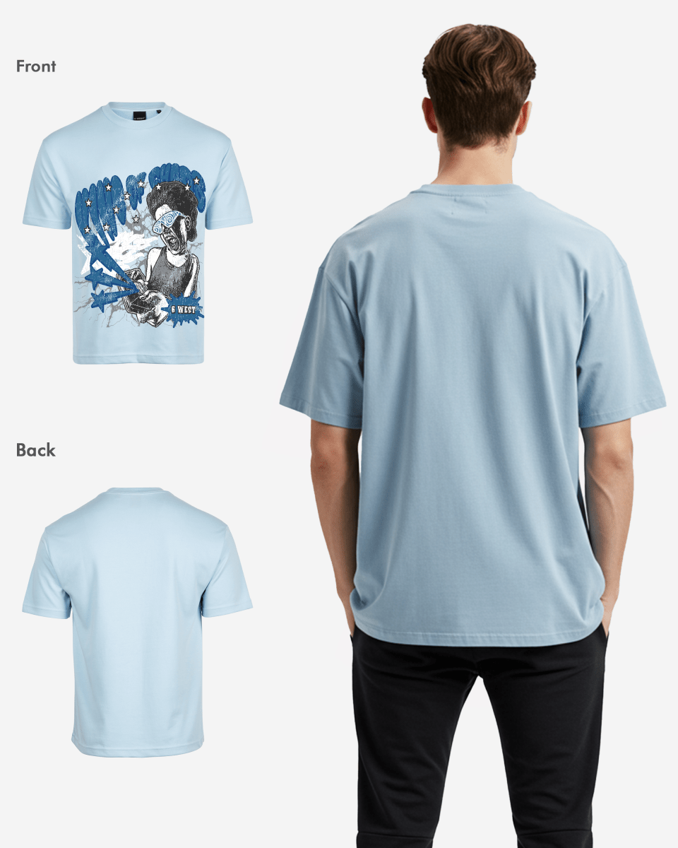 G West Oversized King Of Chaos T Shirt - G West