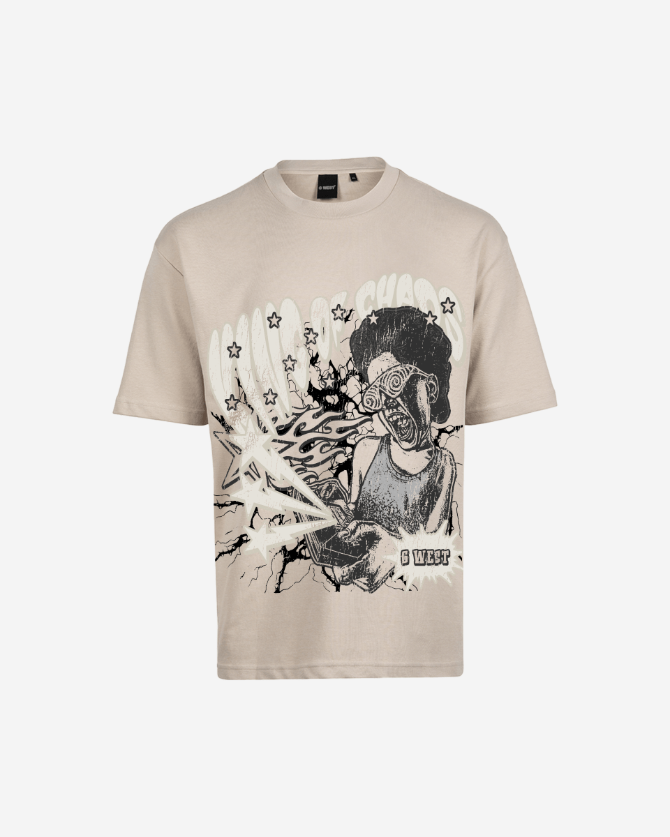 G West Oversized King Of Chaos T Shirt - G West