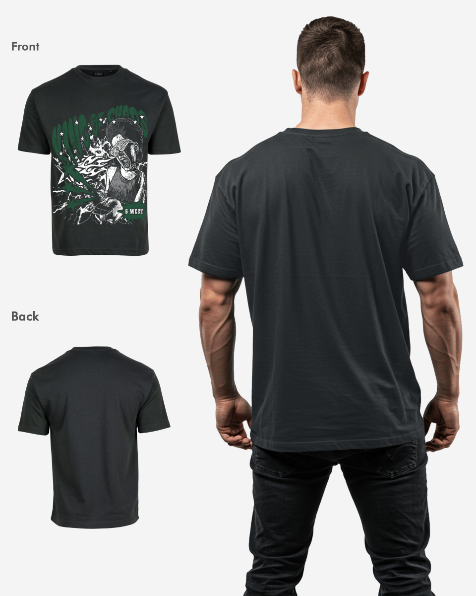 G West Oversized King Of Chaos T Shirt - G West