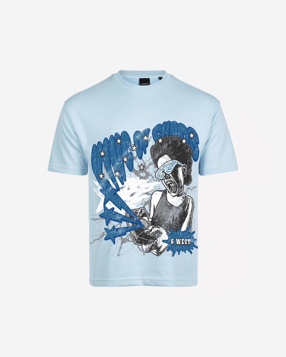 G West Oversized King Of Chaos T Shirt - G West