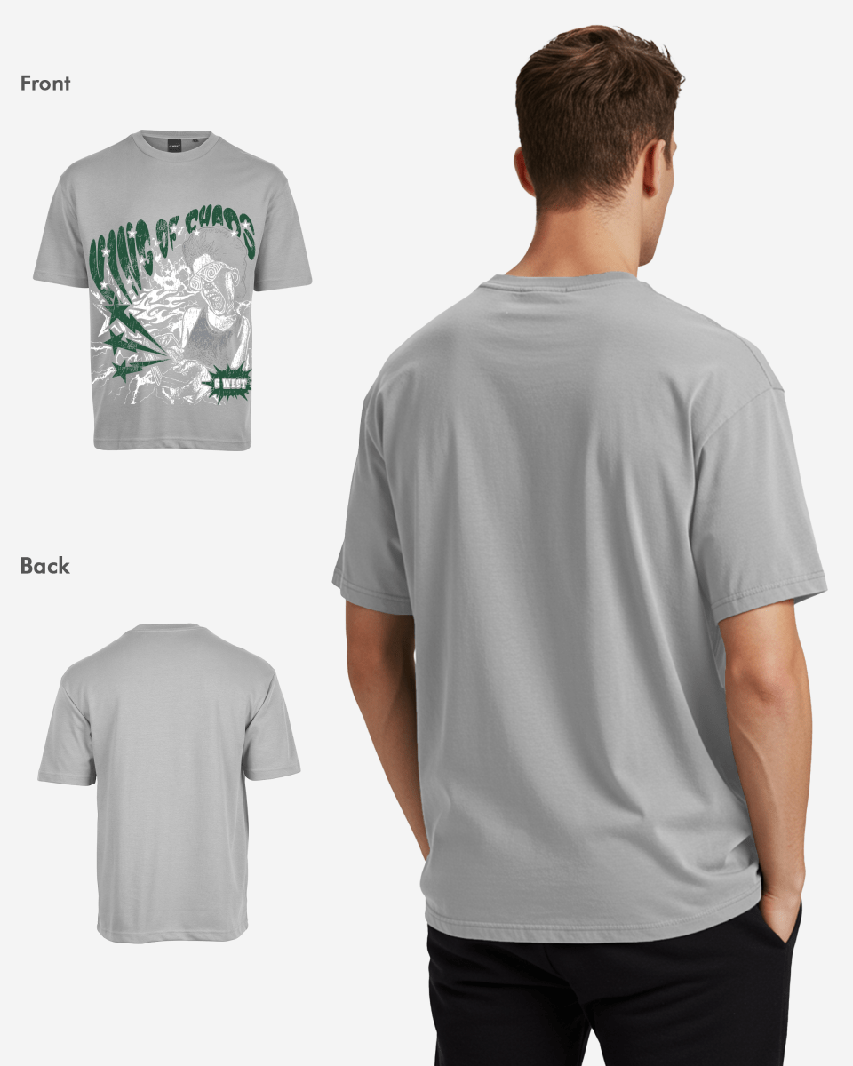 G West Oversized King Of Chaos T Shirt - G West