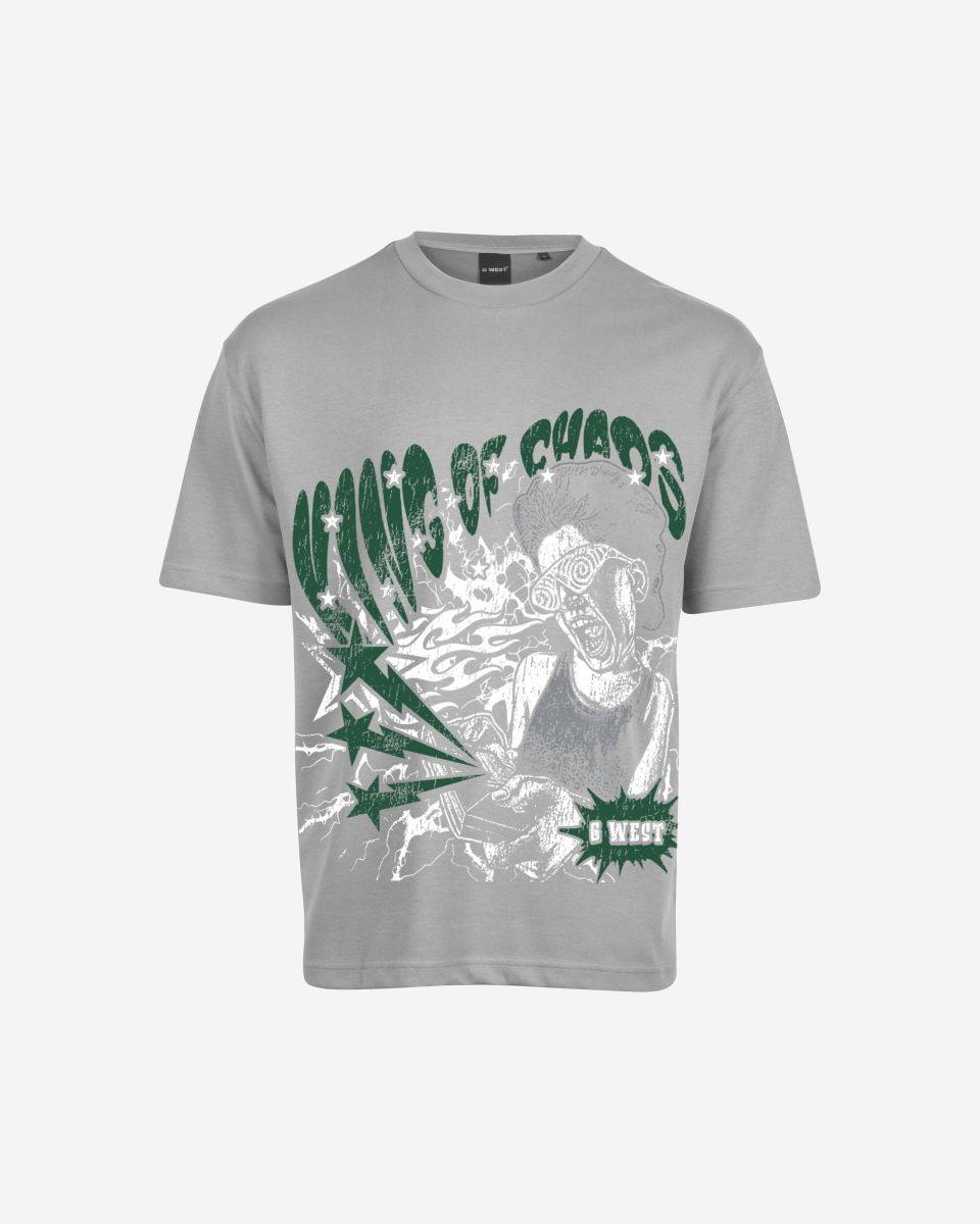 G West Oversized King Of Chaos T Shirt - G West