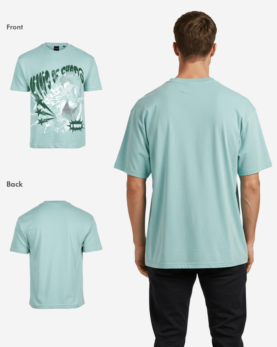 G West Oversized King Of Chaos T Shirt - G West