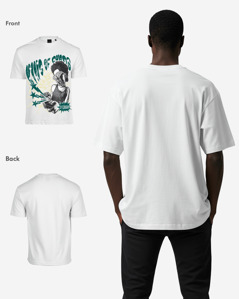 G West Oversized King Of Chaos T Shirt - G West