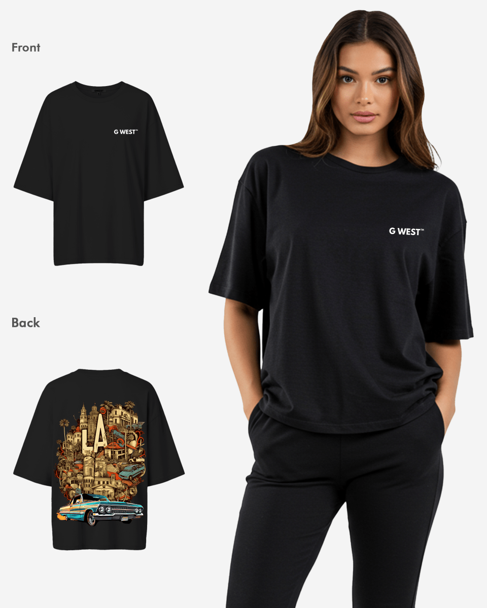 G West Oversized La Culture Tee - WOMEN - G West