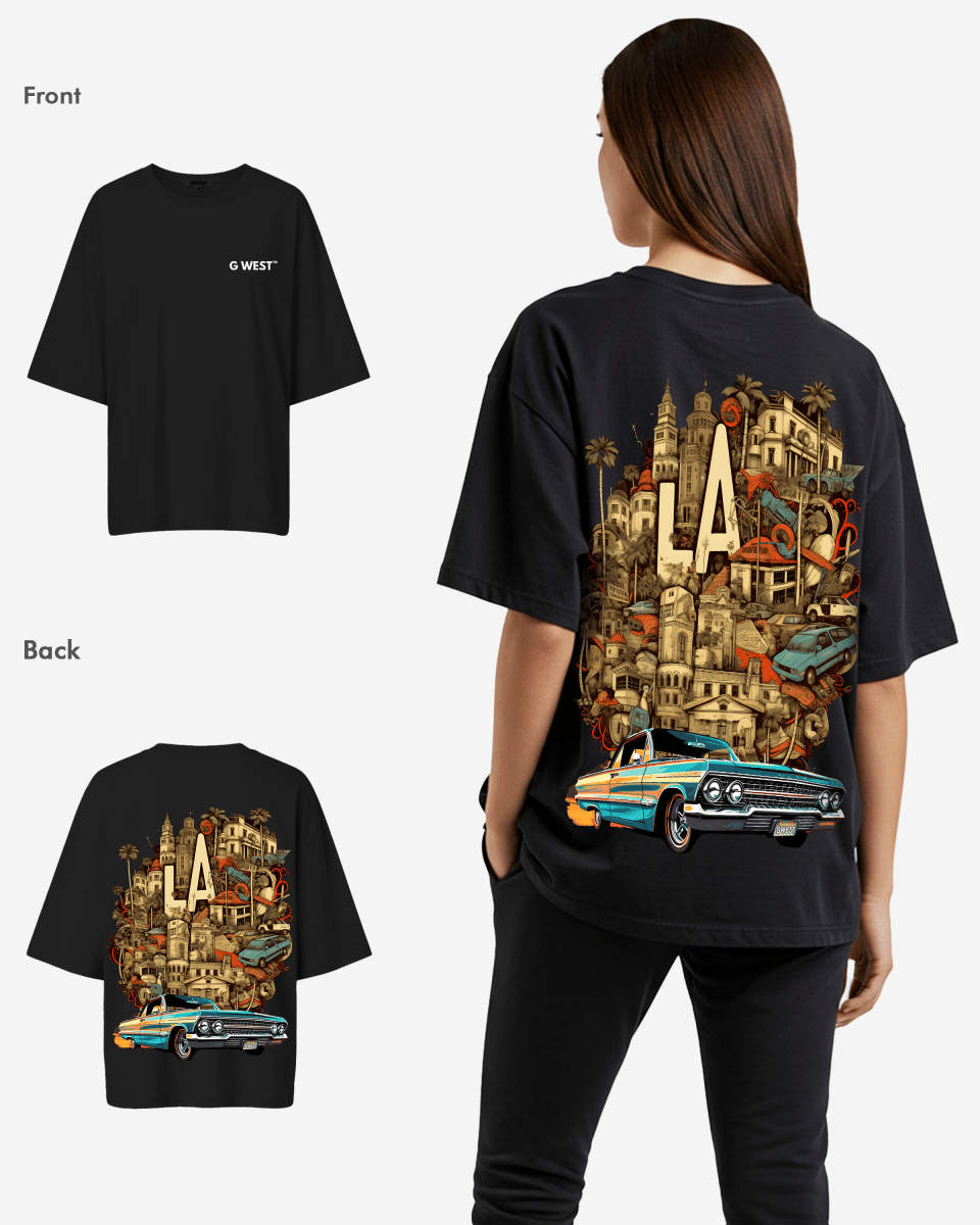 G West Oversized La Culture Tee - WOMEN - G West