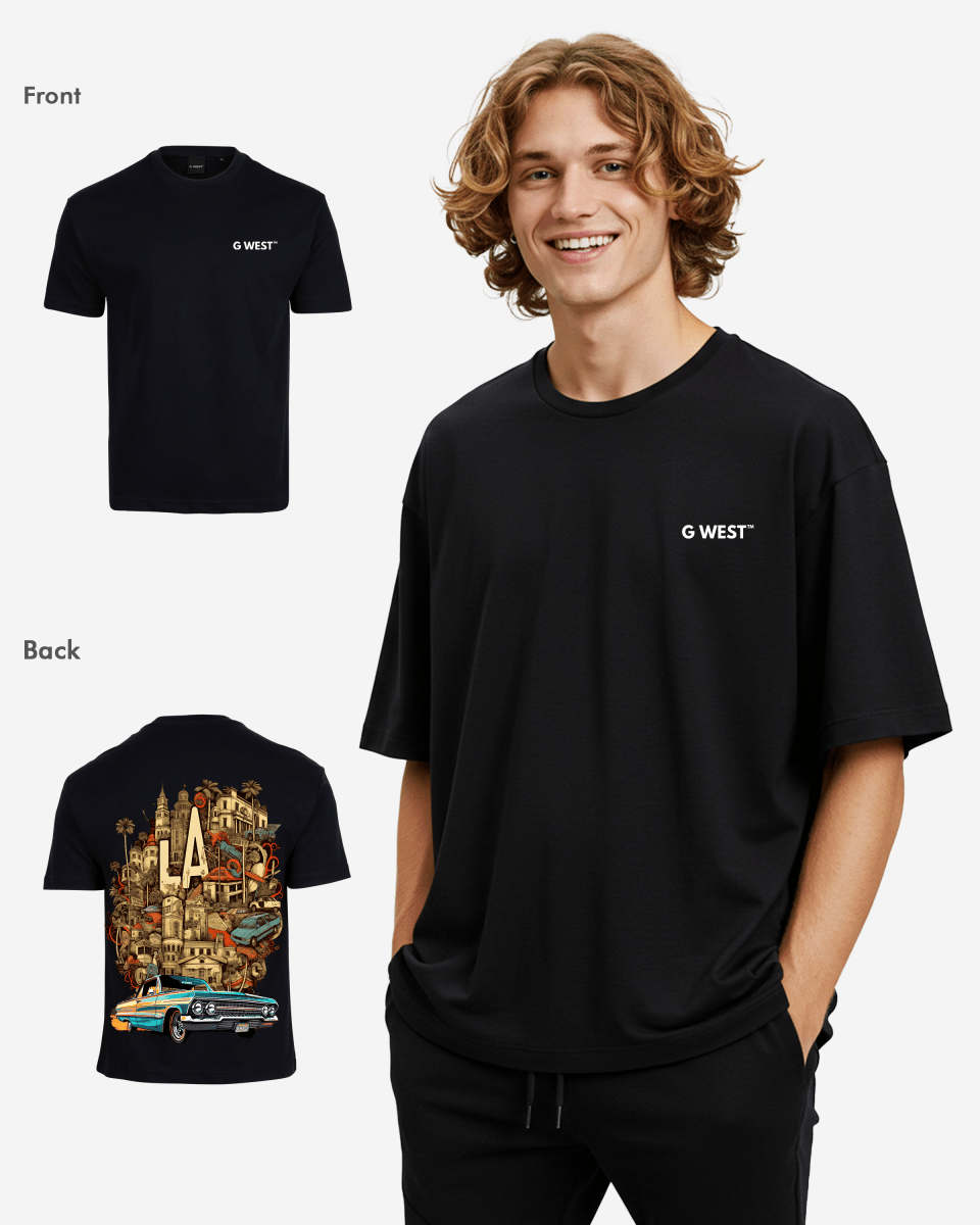 G West Oversized La Culture Tee - G West