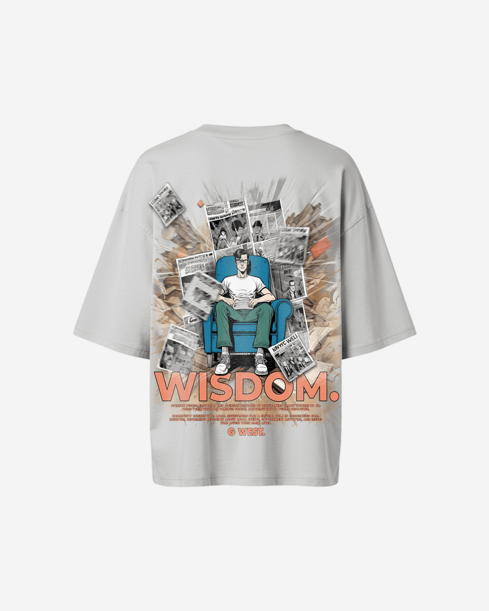 G West Oversized Library T Shirt - WOMEN - G West