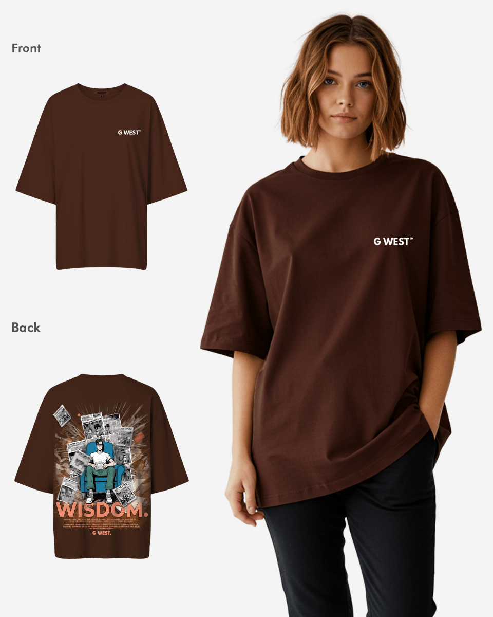 G West Oversized Library T Shirt - WOMEN - G West