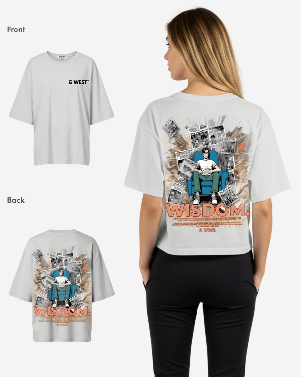 G West Oversized Library T Shirt - WOMEN - G West
