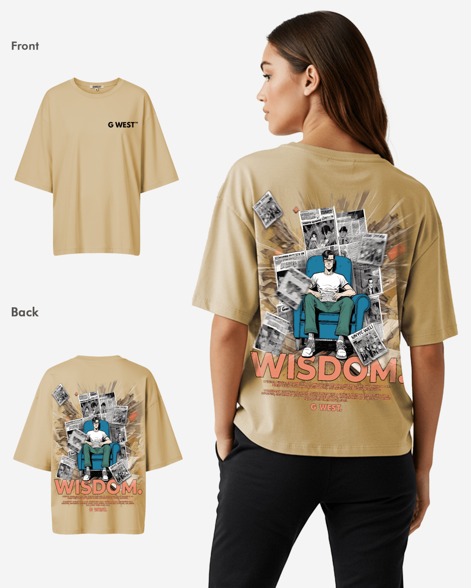 G West Oversized Library T Shirt - WOMEN - G West