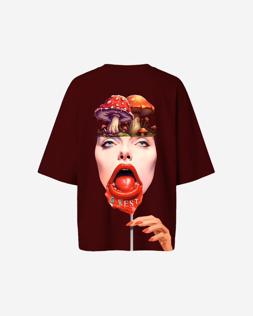 G West Oversized Lollipop Mushroom Oversized Tee - WOMEN - G West