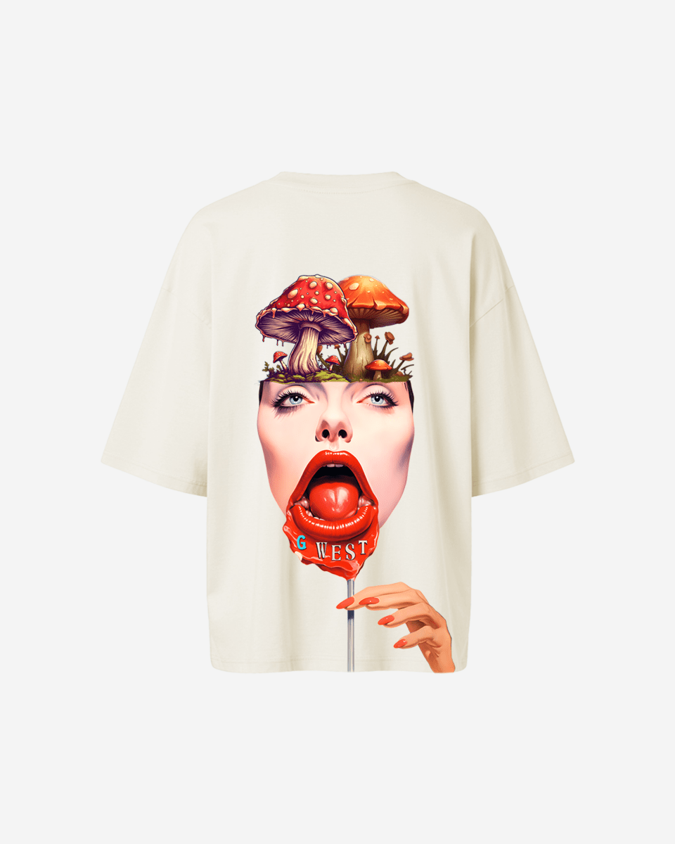 G West Oversized Lollipop Mushroom Oversized Tee - WOMEN - G West