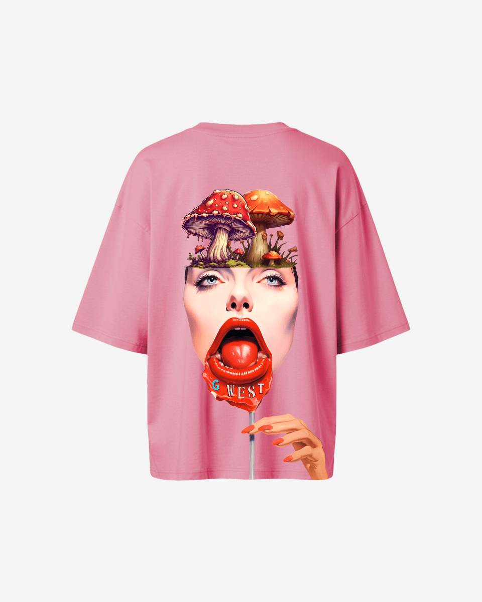 G West Oversized Lollipop Mushroom Oversized Tee - WOMEN - G West