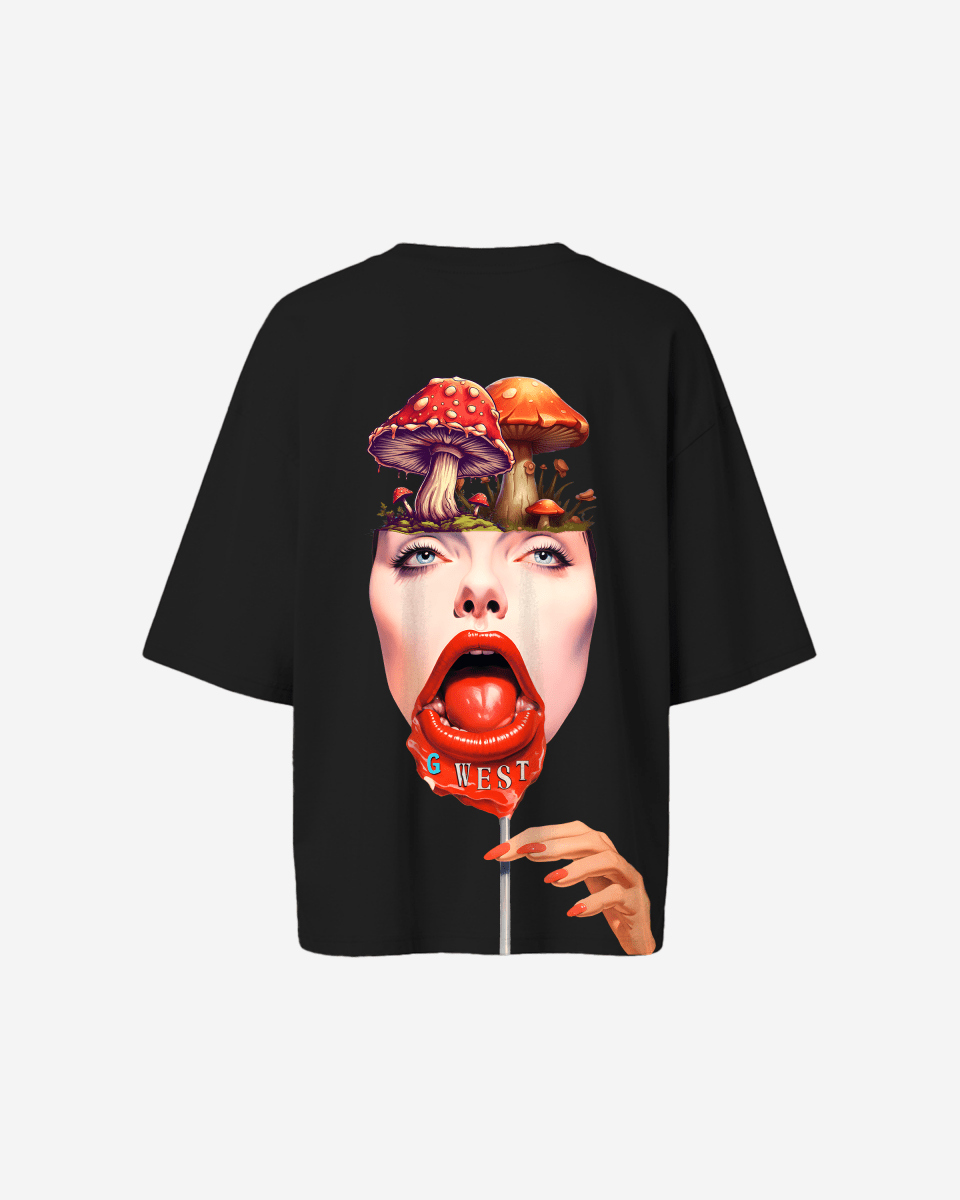 G West Oversized Lollipop Mushroom Oversized Tee - WOMEN - G West