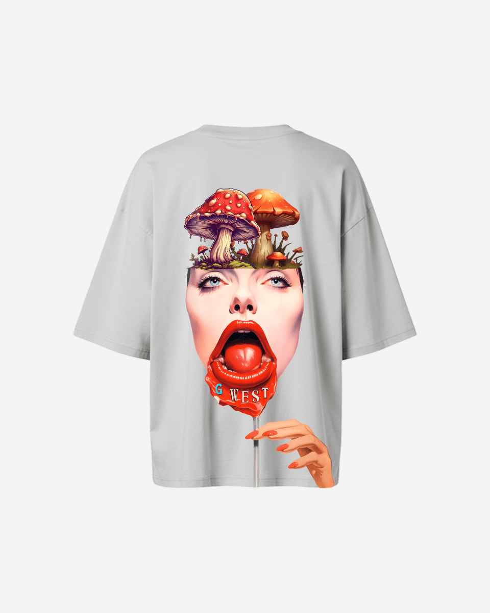 G West Oversized Lollipop Mushroom Oversized Tee - WOMEN - G West