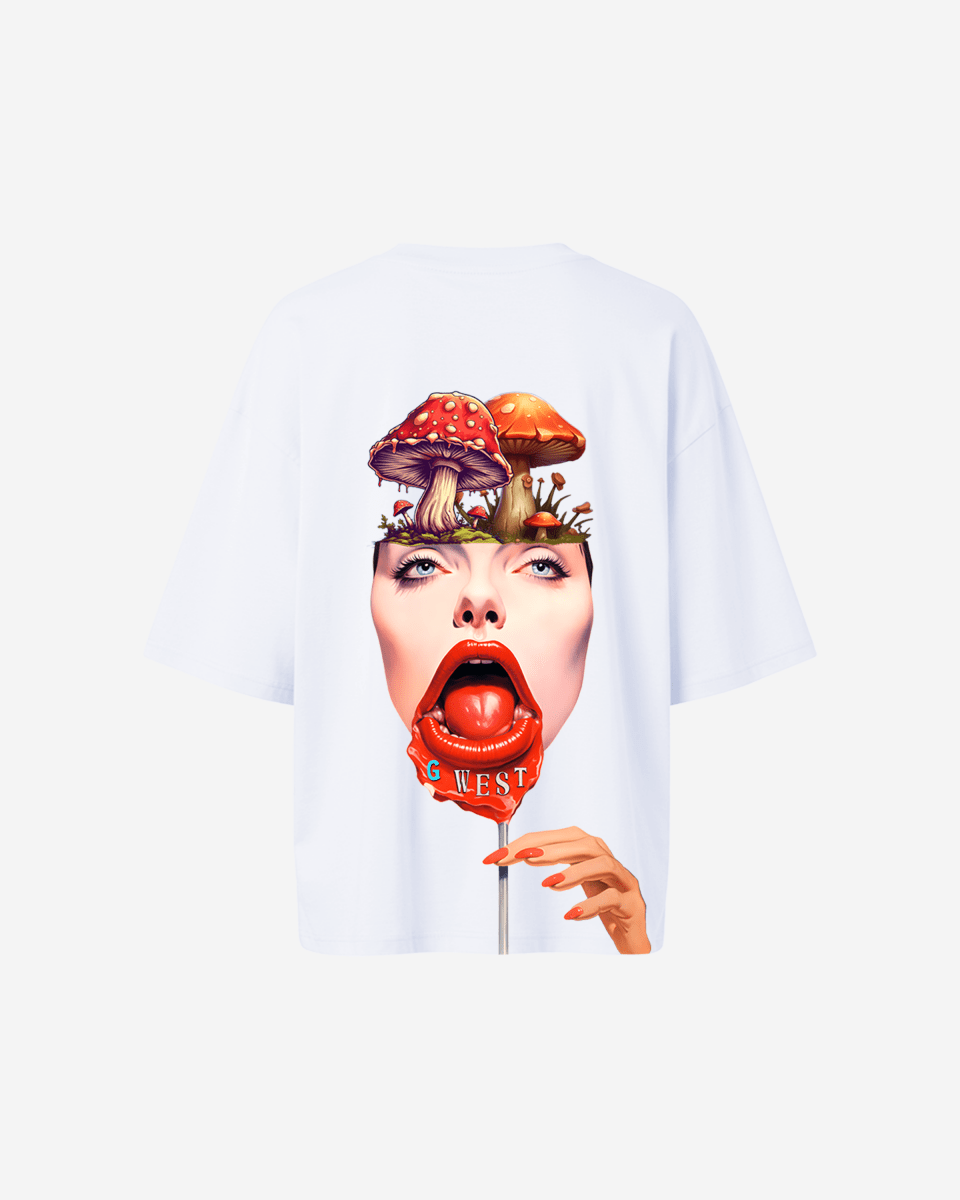 G West Oversized Lollipop Mushroom Oversized Tee - WOMEN - G West