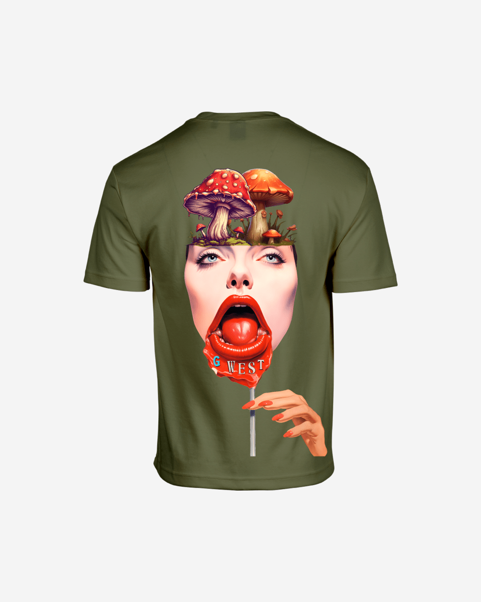 G West Oversized Lollipop Mushroom Oversized Tee - G West