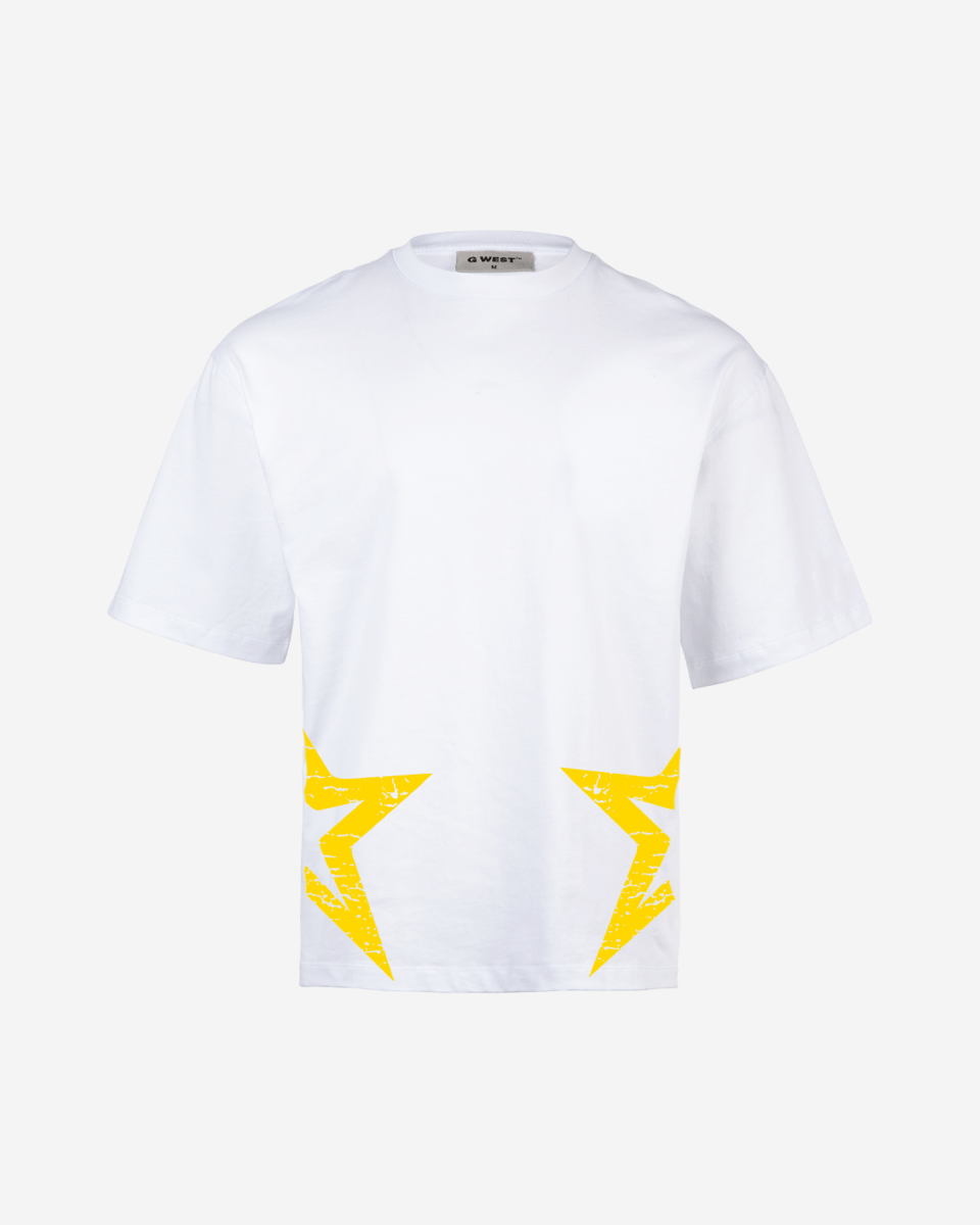 G West Oversized Louisiana Arch Logo Black Tee - G West