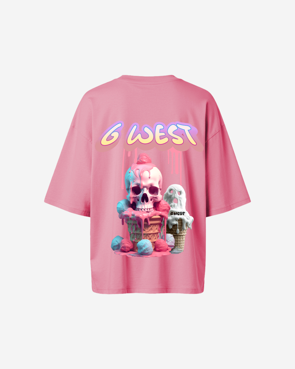 G West Oversized Melting Ice Cream Tee - WOMEN - G West