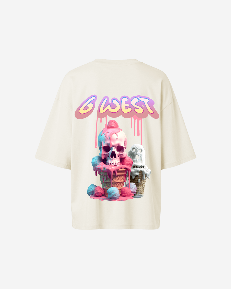 G West Oversized Melting Ice Cream Tee - WOMEN - G West