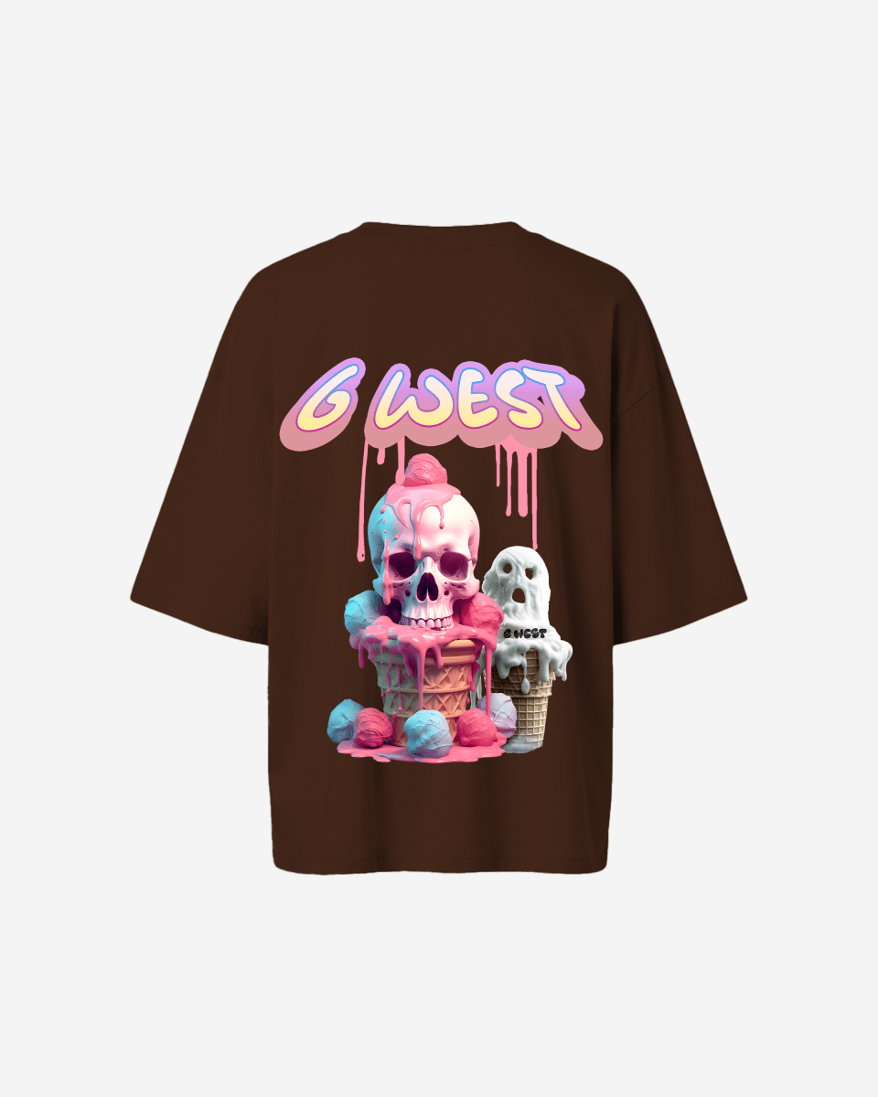 G West Oversized Melting Ice Cream Tee - WOMEN - G West