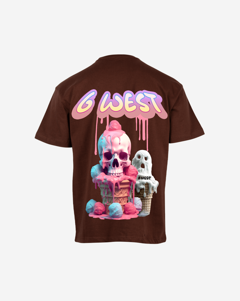 G West Oversized Melting Ice Cream Tee - G West