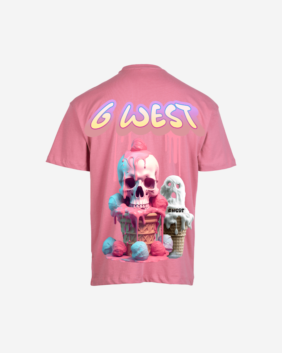 G West Oversized Melting Ice Cream Tee - G West