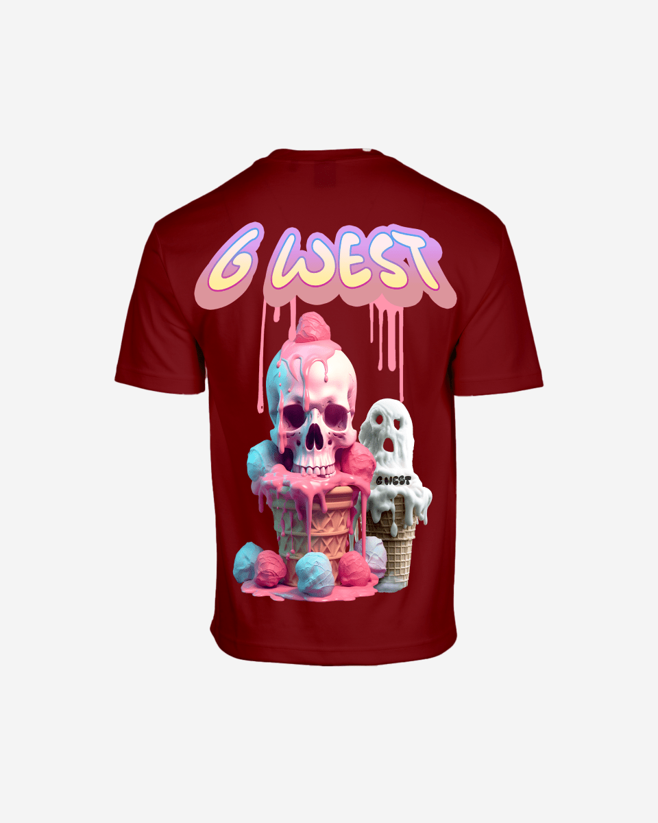 G West Oversized Melting Ice Cream Tee - G West