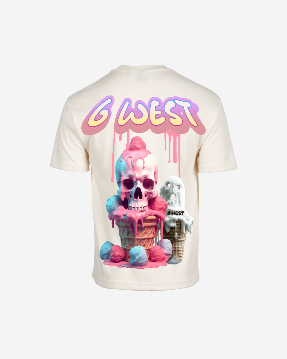 G West Oversized Melting Ice Cream Tee - G West