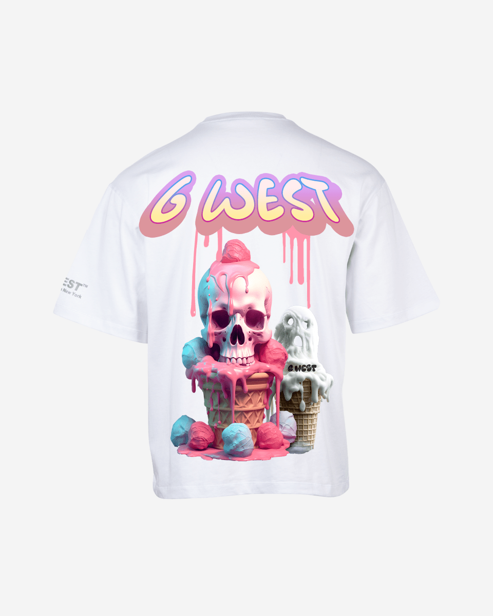 G West Oversized Melting Ice Cream Tee - G West