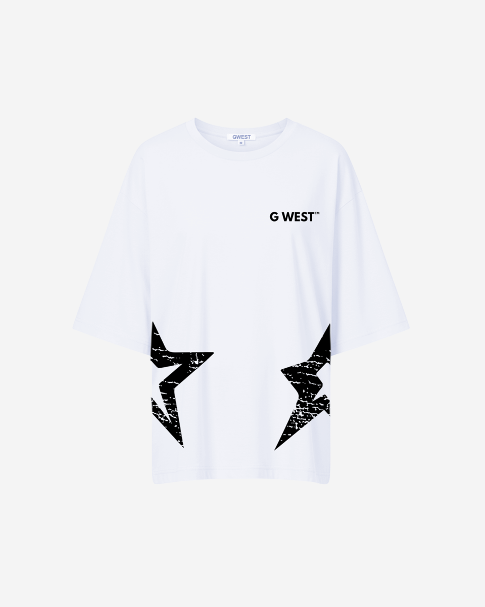 G West Oversized New York Arch Logo Tee - WOMEN - G West