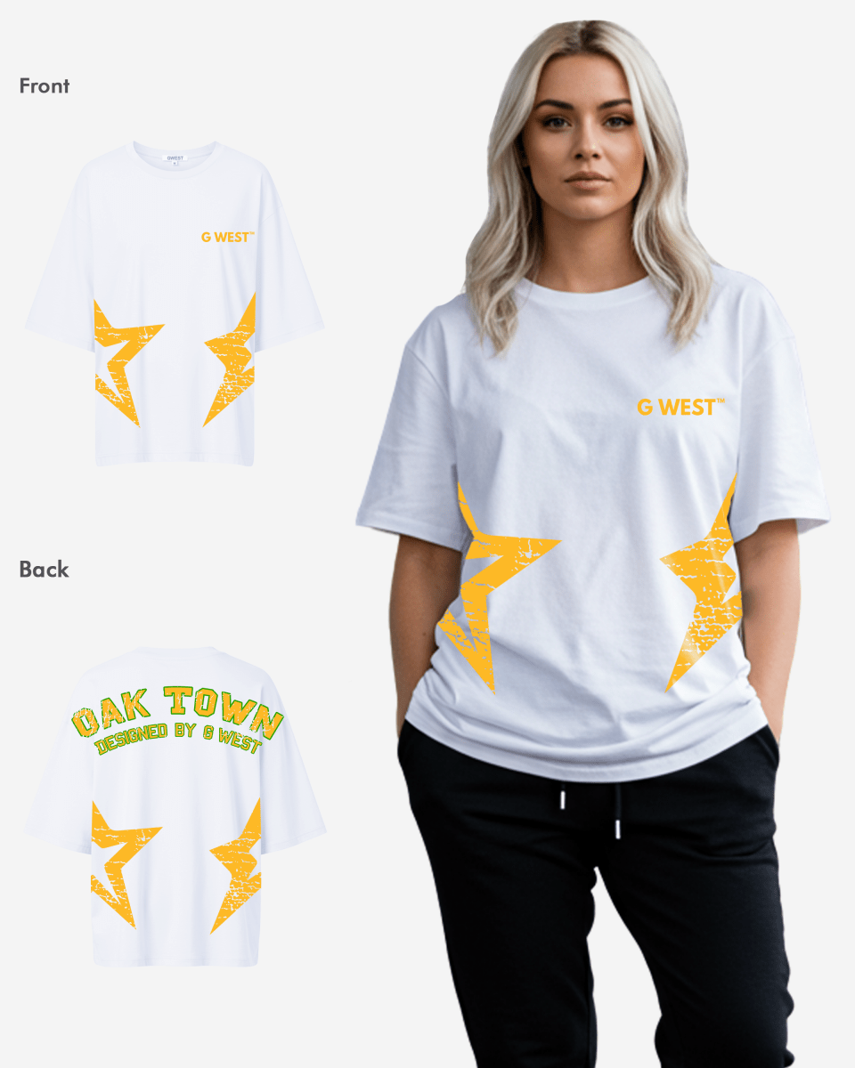 G West Oversized Oak Town Tee - WOMEN - G West