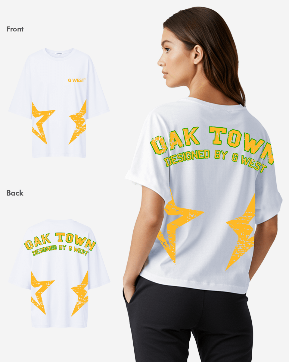 G West Oversized Oak Town Tee - WOMEN - G West
