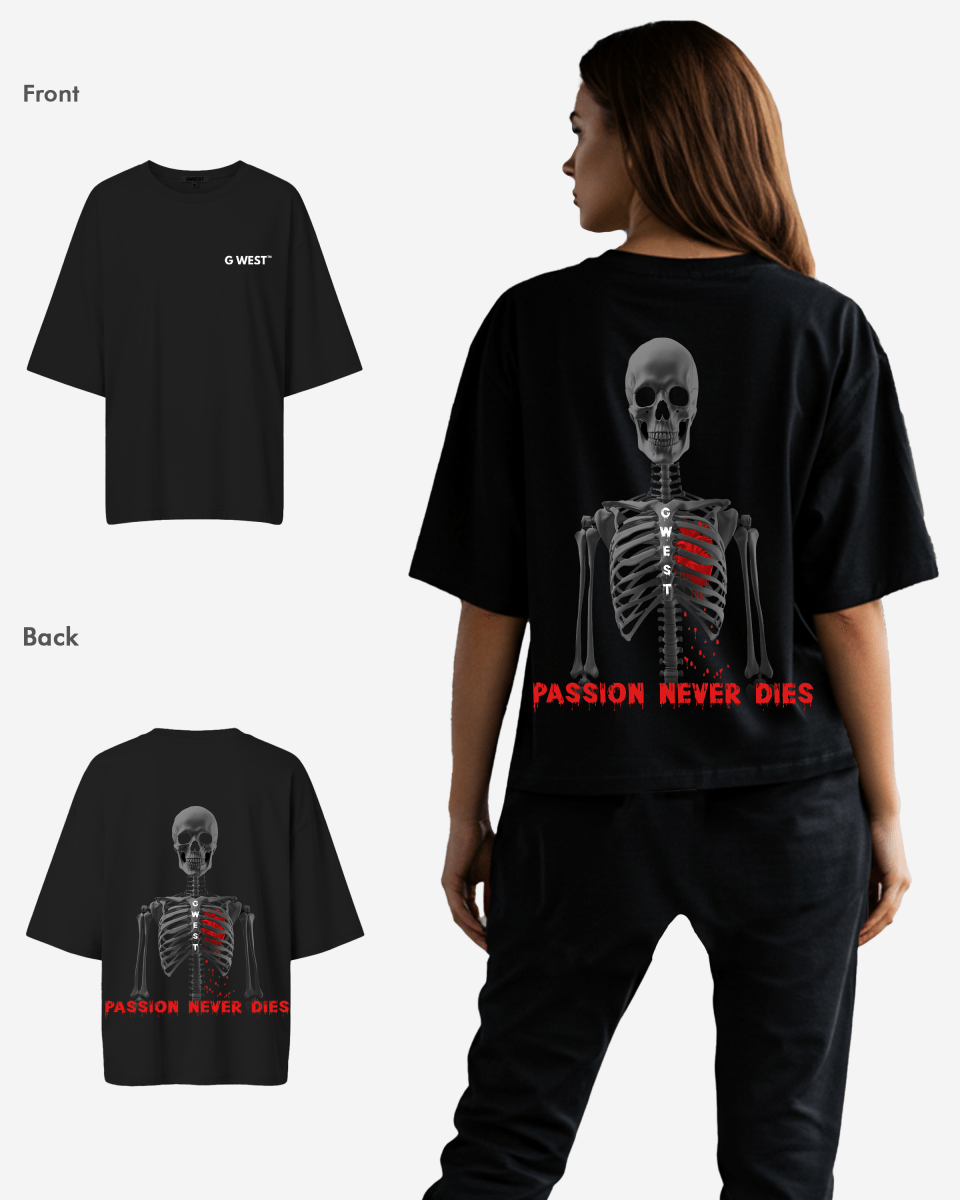 G West Oversized Passion Never Dies Tee - WOMEN - G West