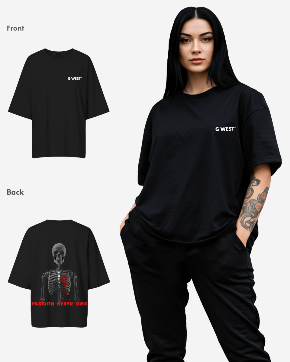 G West Oversized Passion Never Dies Tee - WOMEN - G West
