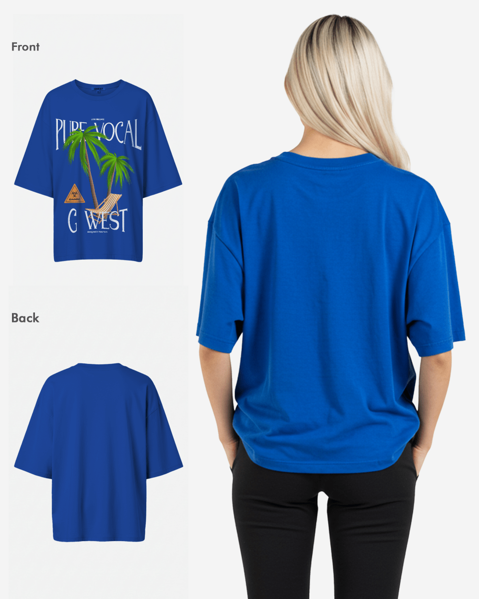 G West Oversized Pure Vocal T Shirt - WOMEN - G West