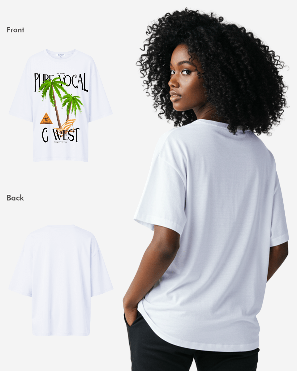 G West Oversized Pure Vocal T Shirt - WOMEN - G West