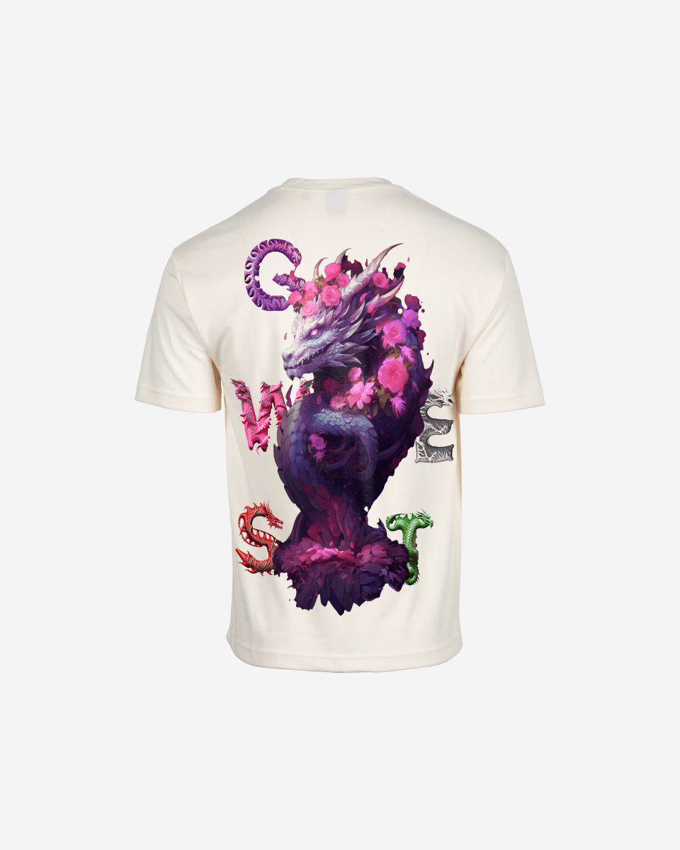 G West Oversized Purple Dragon Tee - G West
