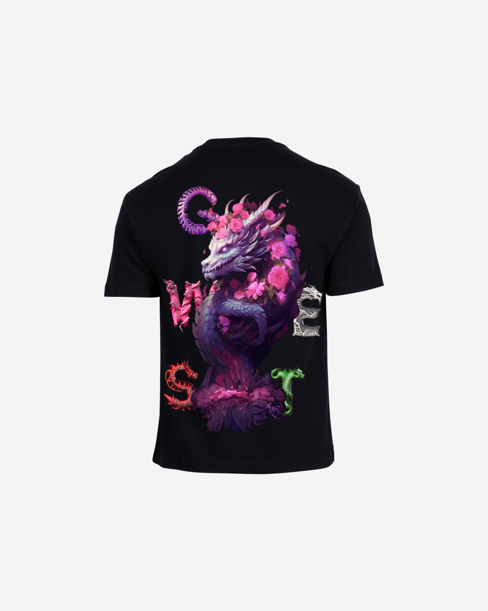 G West Oversized Purple Dragon Tee - G West