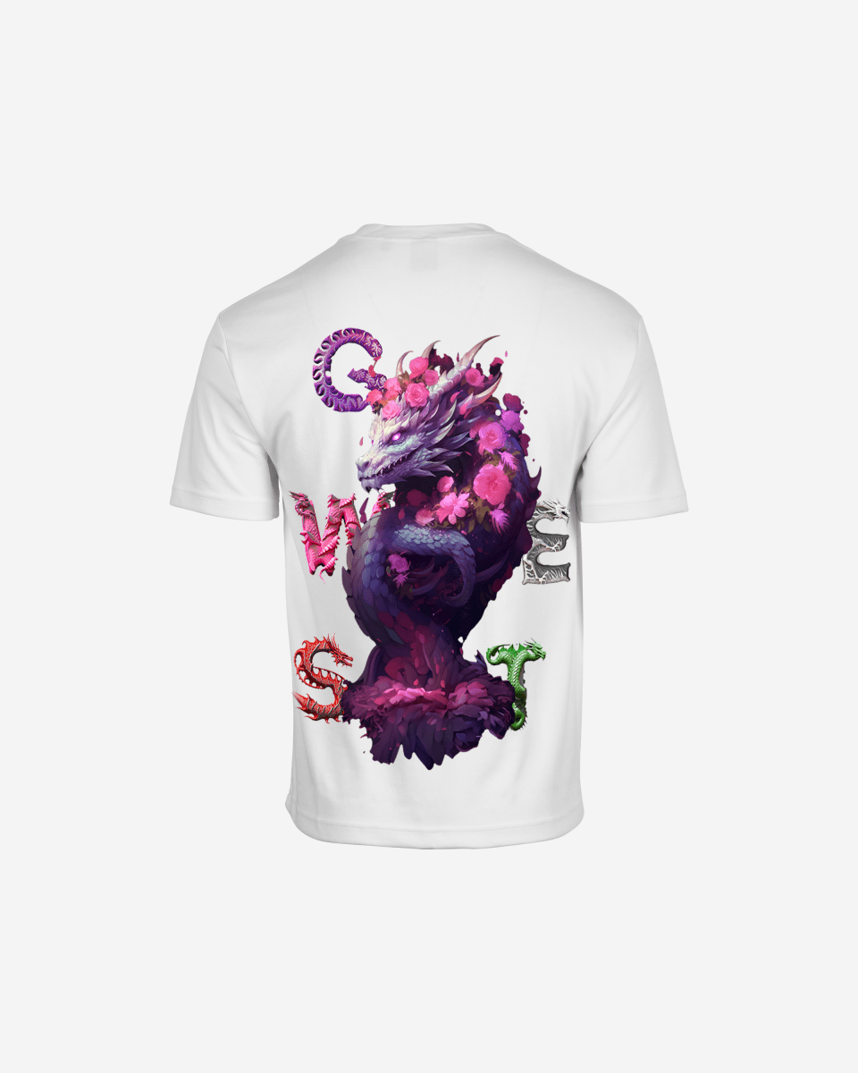 G West Oversized Purple Dragon Tee - G West