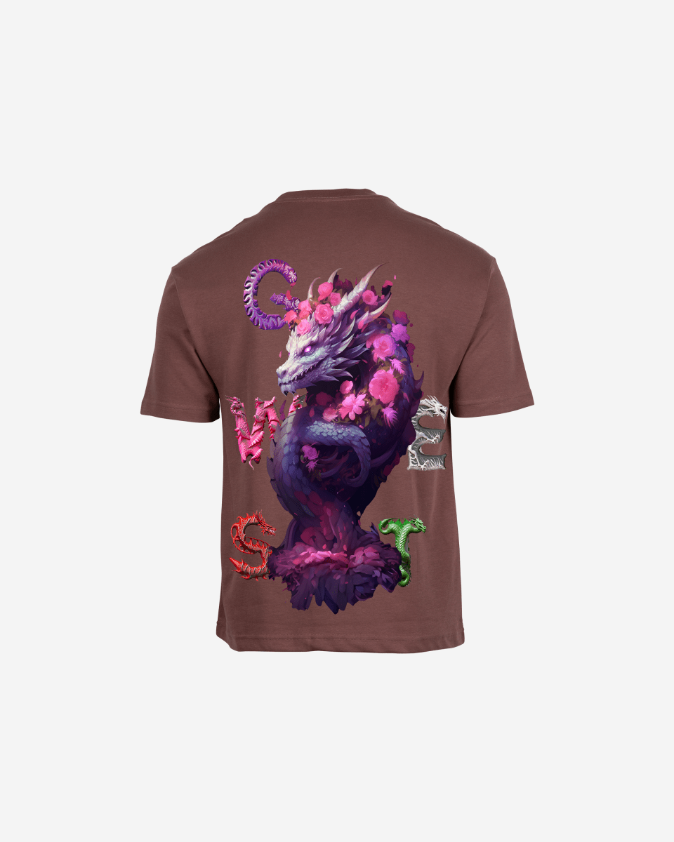 G West Oversized Purple Dragon Tee - G West