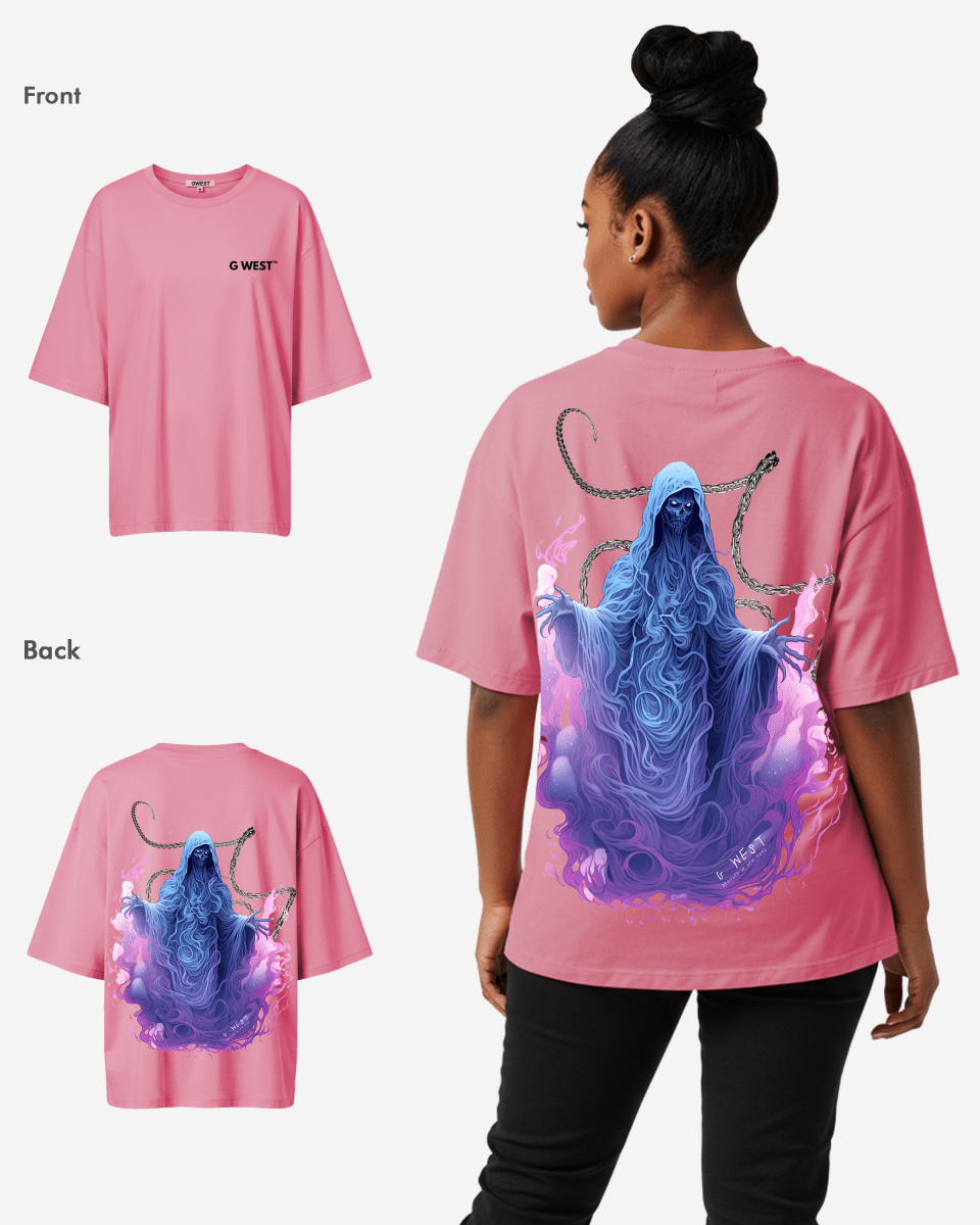 G West Oversized Purple Reaper Tee - WOMEN - G West